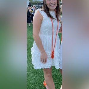 Lulus white graduation dress